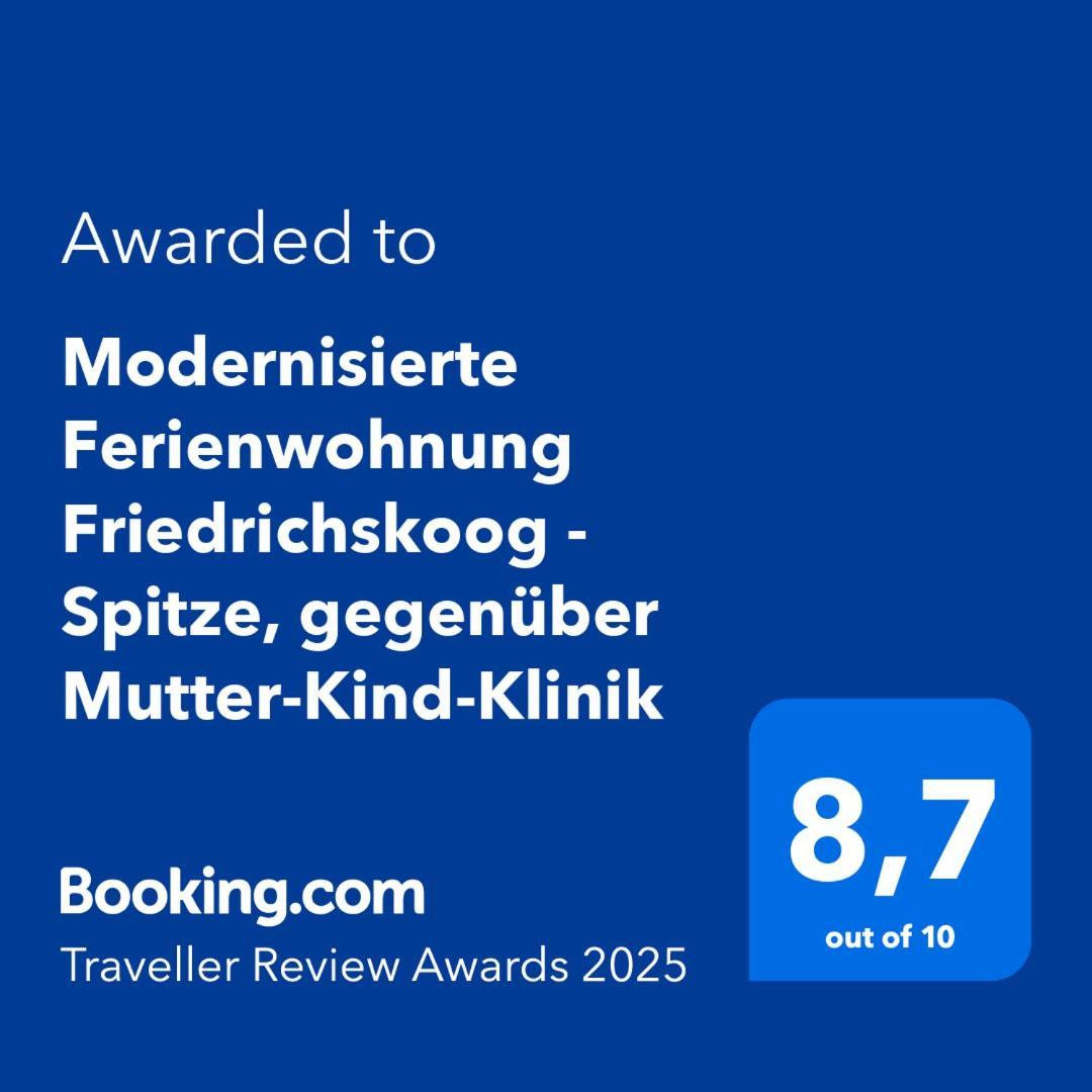 Modernisierte Ferienwohnung Friedrichskoog - Spitze, Gegenueber Mutter-Kind-Klinik Exterior foto